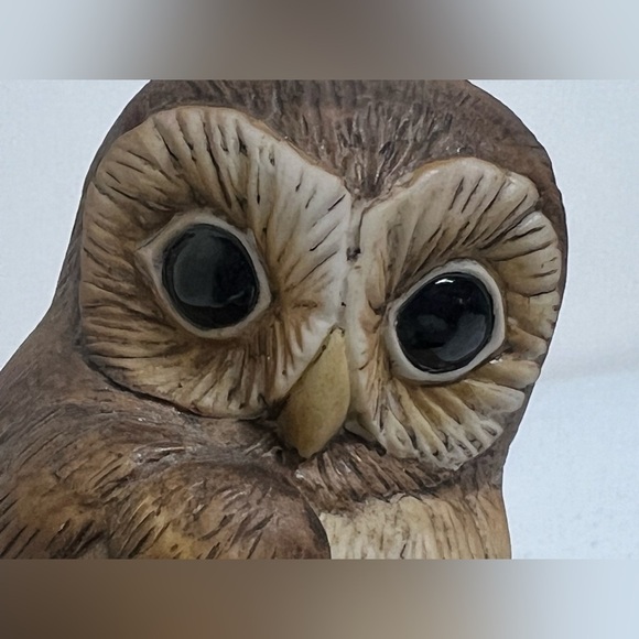 Vintage Andrea by Sadek Owl Figurine #6350 Made in Japan Signed Tags - Picture 11 of 11